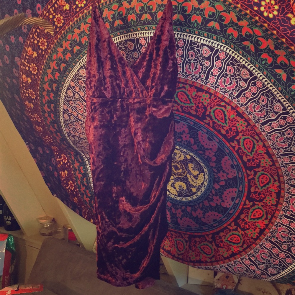 Velvet dress. Worn once